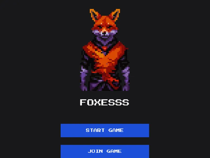 The home page of Foxesss, a game that Gerard O'Neill built